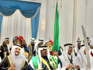 فرقة العرضة النجدية والسامري واستقبال العريس في الرياض