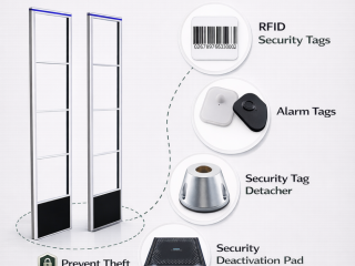 جهاز حساس بوابة امنية لكشف سرقة المتاجر والبضائع Anti-theft gate